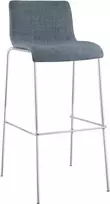 Baro kėdė "Hoover" audinys 4 pėdų chromo rėmas