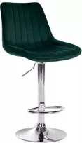 Baro kėdė "Toni Velvet" chromuota