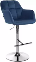 Baro kėdė "Natoma Velvet" chromuota
