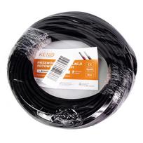 Kabelis saulės elektrinėms KENO, 1*6mm², juodos sp., (rul 50m)
