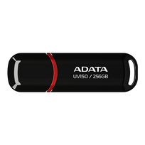 ADATA | USB Flash Drive | UV150 | 256GB | USB 3.2 Gen1 | Black|AUV150-256G-RBK