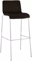 Baro kėdė „Hover“: smaragdo žalia, 4 kojelės, chromas