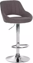 Baro kėdė Milet audinys chromas
