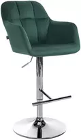 Baro kėdė "Natoma Velvet" chromuota