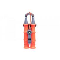 Apsauginiai ledo smaigai su švilpuku Wiggler, 20 cm, oranžiniai