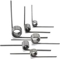 5 vnt. 1,6 mm spyruoklinio plieno vielos sukimo spyruoklės 90/180 laipsnių (dydis: 1,6 x 18 x 45 mm, spalva: 180 laipsnių)