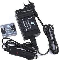 DSTE® （ 2 pakuotės ） "Panasonic" DMC-F2 DMW-BCF10E Lumix DMC-F3 Lumix FC25DMC DMC-FH3 DMC-FH20 FH22 FH3, DMC-FT1, DMC-FT3, DMC-FX40, DMC-FX48, DMC-FT4/FX68 atsarginių baterijų ir kelioninio įkroviklio DC57E rinkinys