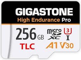 GIGASTONE 256GB microSDXC kortelė, "High Endurance Pro", iki 100/60MB/s, suderinama su "Redtiger Rove VIOFO VANTRUE PRUVEEO ARIFAYZ", UHS-I A1 V30 U3 vaizdo kameromis