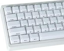 JakeTsai Crystal Jelly Keycaps, PBT Keycap 113 klavišų, OEM profilio dvigubo šūvio balti permatomi šoniniai spausdinti pasirinktiniai klavišų dangteliai Cherry MX Switch ASIN/ISO išdėstymo mechaninei klaviatūrai