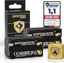 PATONA 2 x Protect NP-F750 baterija 7000 mAh pakaitinė baterija, suderinama su "Sony" vaizdo kameromis, LED indikatorių apšvietimu, vaizdo apšvietimu, fotoaparatų monitoriais, baterija NP-F550 NP-F950 NP-F970 NPF750 NP F750 NP F750