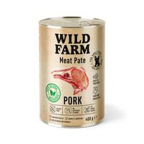 Wild Farm Pate Pork 400g pašaro šunims be glitimo