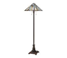 Quoizel QZ-MAYBECK-FL - Tiffany stiliaus grindinis šviestuvas MAYBECK 2xE27/60W/230V