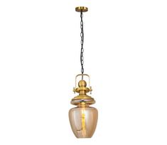 Liustra ant grandinės BOTTLE 1xE27/40W/230V auksinė