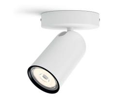 Philips - LED RGBW dimeriu reguliuojamas taškinis šviestuvas PONGEE 1xGU10/4,8W/230V baltas + su nuotoliniu pulteliu
