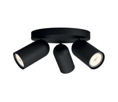 Philips - LED RGBW dimeriuojamas taškinis šviestuvas PONGEE 3xGU10/4,8W/230V juodas +DO