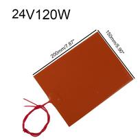 12/24V Elektrinis silikoninis šildymo kilimėlis Lanksti šildymo spiralė 150mm Šildytuvo kilimėliai Šildymo plokštė Stabili/Aukštos temperatūros veikimas