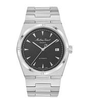 Mathey-Tissot Zeus Stainless Steel Black Dial Automatic H118ATAN Men's Watch juoda