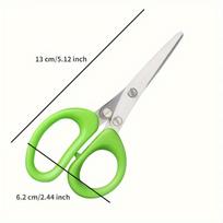 5-Layered Forged Stainless Steel Ambidextrous Kitchen Scissors Ultra-Sharp,Versatile Onion Herb Shredder Durable,Safe,Easy Clean šviesiai žalios spalvos