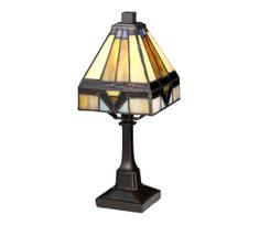 Elstead QZ-HOLMES-TL - Tiffany stalinis šviestuvas HOLMES 1xE14/25W/230V