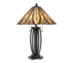 Elstead QZ-VICTORY-TL - Tiffany stalinė lempa VICTORY 2xE27/60W/230V