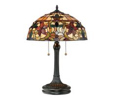 Quoizel QZ-KAMI-TL - Tiffany stiliaus stalinis šviestuvas KAMI 2xE27/60W/230V