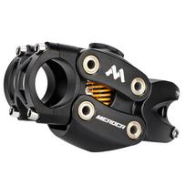 Aluminum Alloy Bicycle Short Handlebar Stem Adjustable Bike Stem Handlebar Extender Shock Absorption Riser Handlebar Stem 90mm