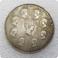 1828 m. Vokietijos MONETA iš Vokietijos, sidabriniai doleriai, antikvariniai amatai