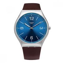 SWatch SS07S101 Skin Irony Skinwind Vyriškas odinis laikrodis SS07S101