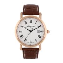 Mathey-Tissot City Odinis Dirželis Baltas Ciferblatas Kvarcinis HB611251PBR Vyriškas Laikrodis balta