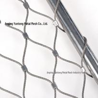 Saugos pintų virvių tinklas vidaus laiptų apsaugai - Nerūdijančio plieno kritimo apsaugos tinklas