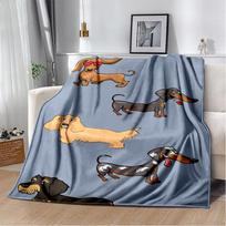 Takso Antklodė Mielos Juodos ir Raudonos Letenos Spausdinimo Minkšta Flanelinė Antklodė Šilta Jauki Antklodė Paaugliams Suaugusiems Vaikams 75x90cm