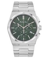 Mathey-Tissot Zeus Chrono Nerūdijančio Plieno Žalias Ciferblatas Kvarcinis H118CHAV Vyriškas Laikrodis žalia