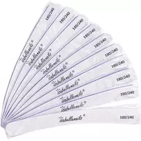 Nagų dildė banano formos 180/240 gritų, 10vnt. sterili pakuotė