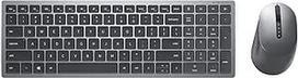 "Dell" KM7120W belaidis daugialypės terpės klaviatūros ir pelės rinkinys, prancūzų kalba (Azerty), juodas