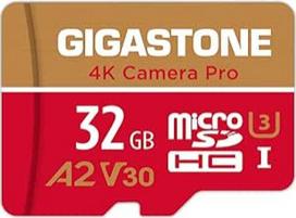 "Gigastone Pro" 32GB "Micro SD" kortelė U3 4K iki 95MB/s atmintis + SD kortelės adapteris