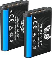 2 x SK akumuliatorius "Sony NP-BX1" | 1100 mAh - "Sony ZV-1 II ZV-1" / "Cyber-Shot DSC RX100 I II II III IV V VI VII - CX647 H400 HX50 HX80 HX400V - WX500