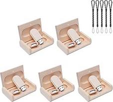 5 pakuočių 32GB medinis USB 3.0 atminties kaupiklis, didelės spartos klevo medžio USB atminties kaupiklis su medine dėžute