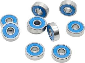 695RS guolis 10vnt. 5x13x4 mm ABEC-7 Hobby Electric RC Car Truck 695 RS 2RS rutuliniai guoliai 695-2RS Blue Sealed