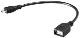 Akasa OTG cable Micro USB A -*MUSBA*USBAF - Kabel - Digital/Daten