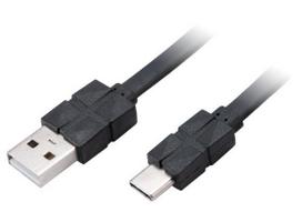 Akasa PROSLIM Sleek and Slim USB Charge and Sync cable Type A to C - Cable - Digital/Data