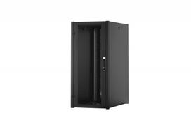 Hyper Pro 19 26U rack 600x1000 floor-standing network cabinet, front perforation, black, 1000kg