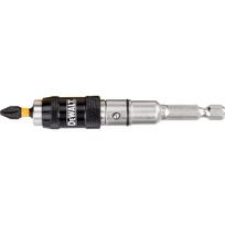 Bithalter DT7505, schwenkbar, schlagfest, 1/4, Bit-Satz mit Extreme Impact Torsion Bit