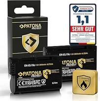 PATONA Protect EN-EL15c akumuliatorius (2 x 2600 mAh) su NTC jutikliu ir V1 apsauginiu korpusu - suderinamas su Zf Z6III Z7II ir kt.