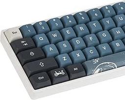 Surmen PBT klavišų dangteliai XDA Keycaps Dye Sublimation 60% Custom Keycaps 60% Cherry MX jungikliams Mechaninė klaviatūra (Apollo)