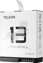 TELESIN Enduro akumuliatorius "GoPro 13", patvarus, didelės talpos, kaip ir originalūs "Enduro" akumuliatoriai, palaikantis greitąjį įkrovimą, skirtas "Go Pro Hero 13" veiksmo kamerų įkroviklių priedams