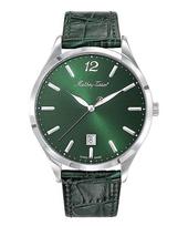 Mathey-Tissot Urban Leather Strap Green Dial Quartz D411AV Women's Watch žalia