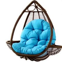 Outdoor Garden Hanging Basket, Sofa, Recliner & Cradle Cushion 120x80cm 1.5kg šviesiai mėlyna spalva