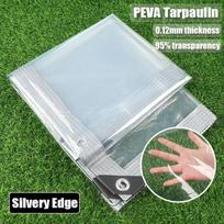 Transparent Tarpaulin Outdoor Raincover Terrace Clear Screen Gazebo Waterproof Cloth Plants Shed Cover Greenhouse Film 1mx1m