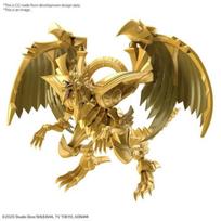 Modelis - YU-GI-OH! - Sparnuotas Ra drakonas - Sustiprintas - Išskirtinės detalės - Įtraukta parodymo bazė auksas