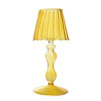 Kūrybiški stikliniai žvakidės Stalo lempos formos žvakidės namams Vestuvių kambario dekoravimui Šventės Stiklinis žvakidės stulpas candle not included